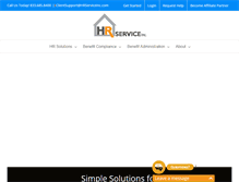 Tablet Screenshot of hrserviceinc.com